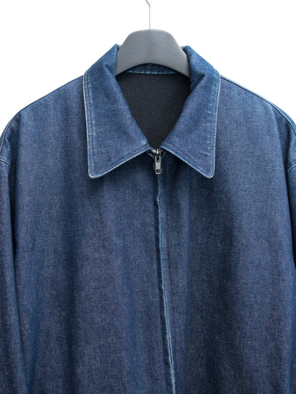 zip jacket indigo ∙ cotton denim ∙ large