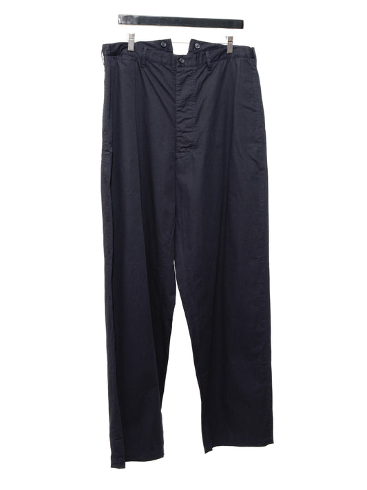 garment dyed suspender pants navy ∙ cotton ∙ medium