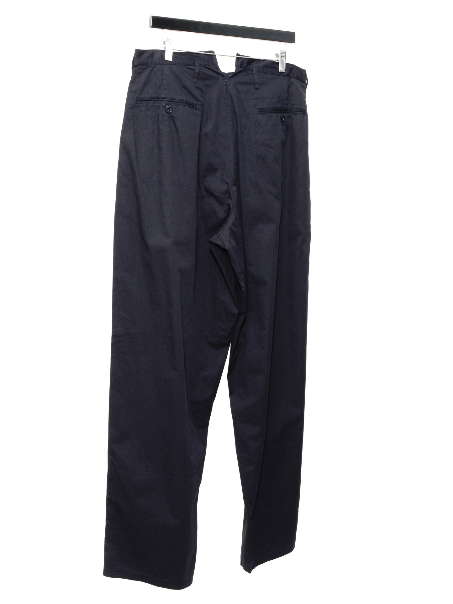 garment dyed suspender pants navy ∙ cotton ∙ medium