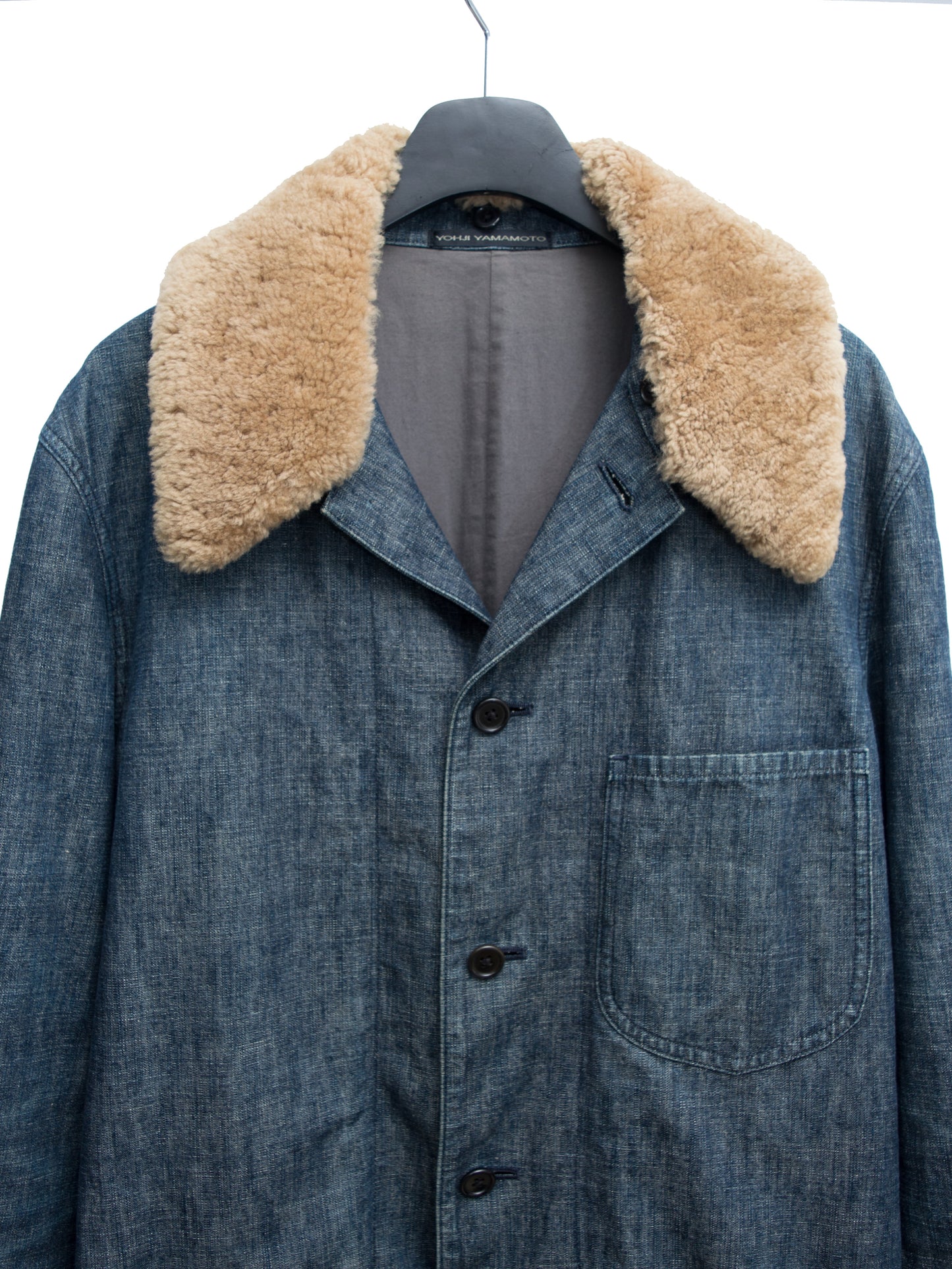 mouton coverall jacket indigo ∙ cotton linen ∙ medium