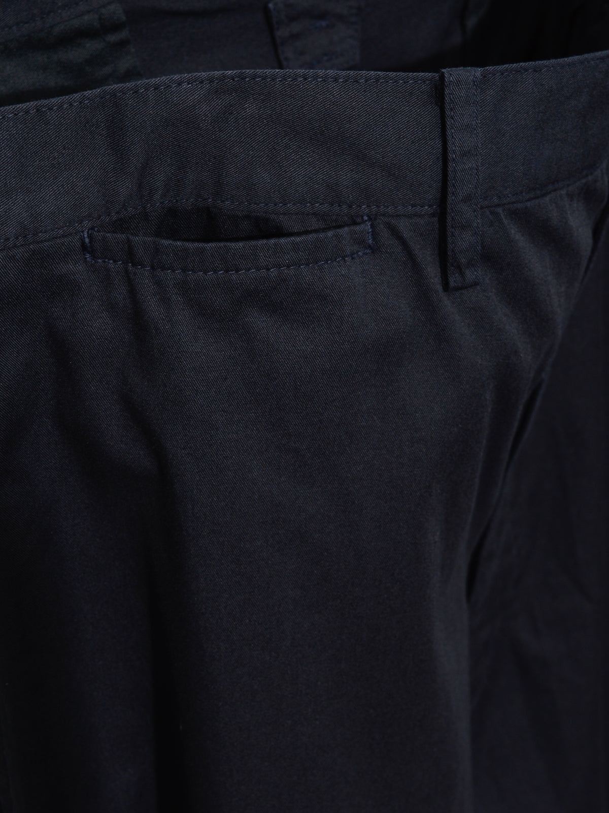Garment Dyed Suspender Pants Navy