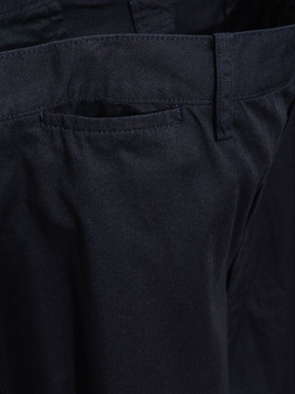 garment dyed suspender pants navy ∙ cotton ∙ medium