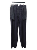 Garment Dyed Suspender Pants Navy