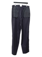 Garment Dyed Suspender Pants Navy