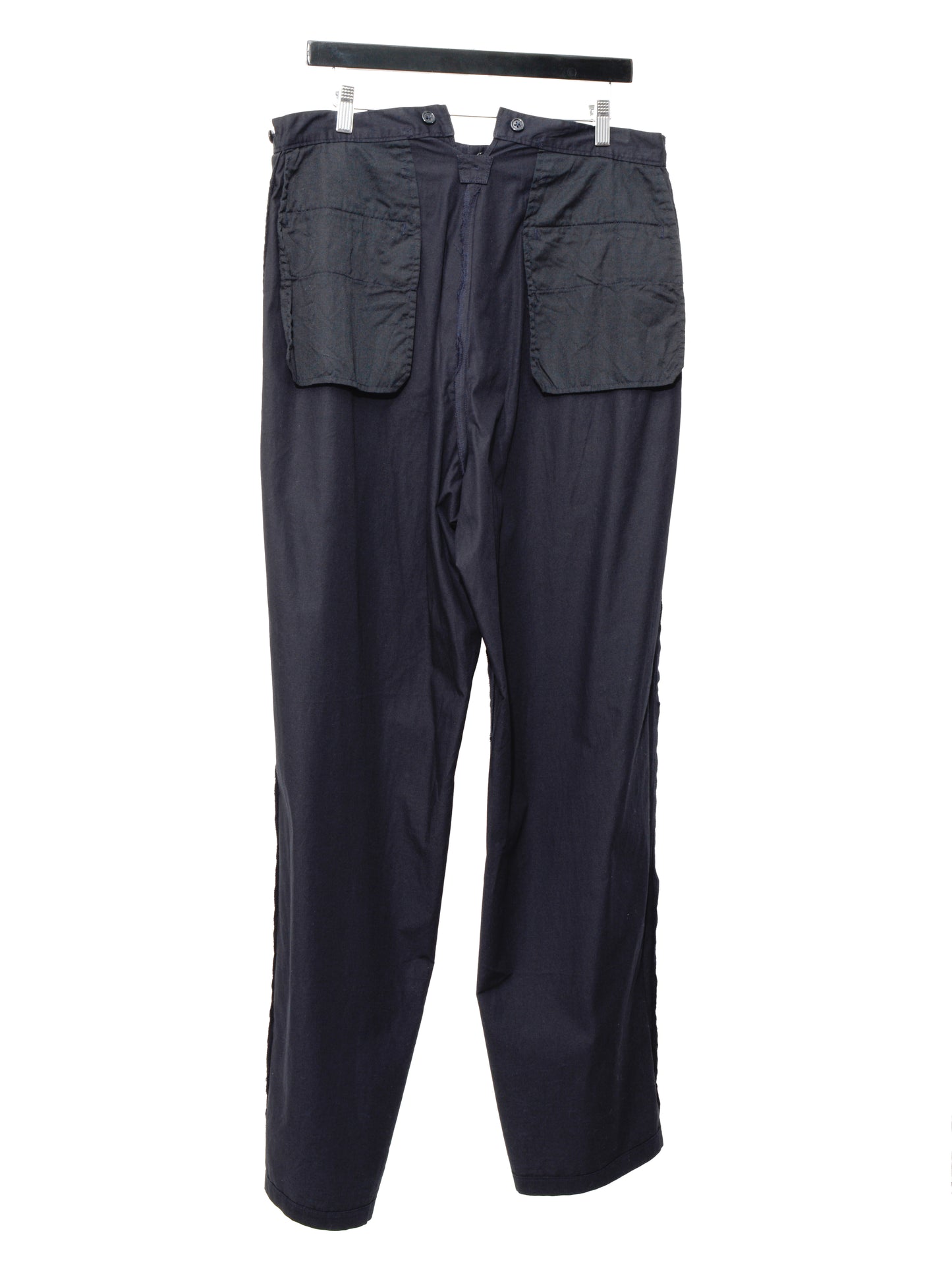 garment dyed suspender pants navy ∙ cotton ∙ medium