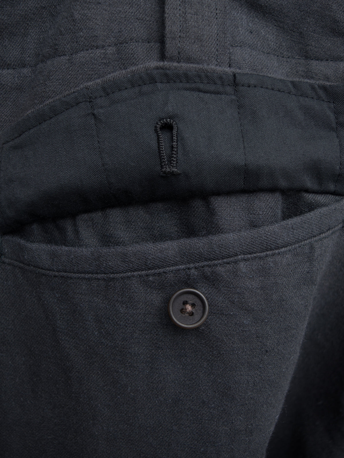 Wide Cargo Pants Dark Grey