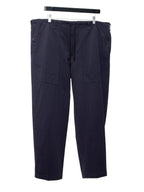 Drawstring Fatigue Pants Navy