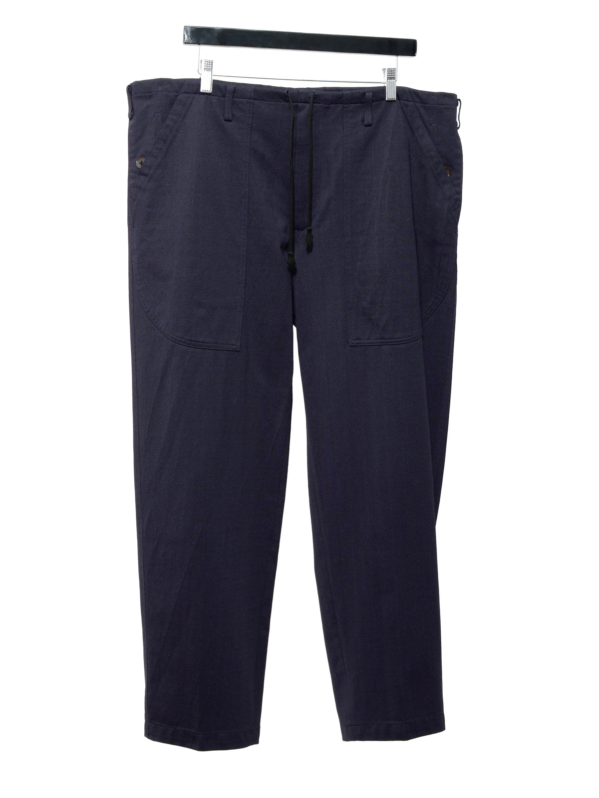 Drawstring Fatigue Pants Navy