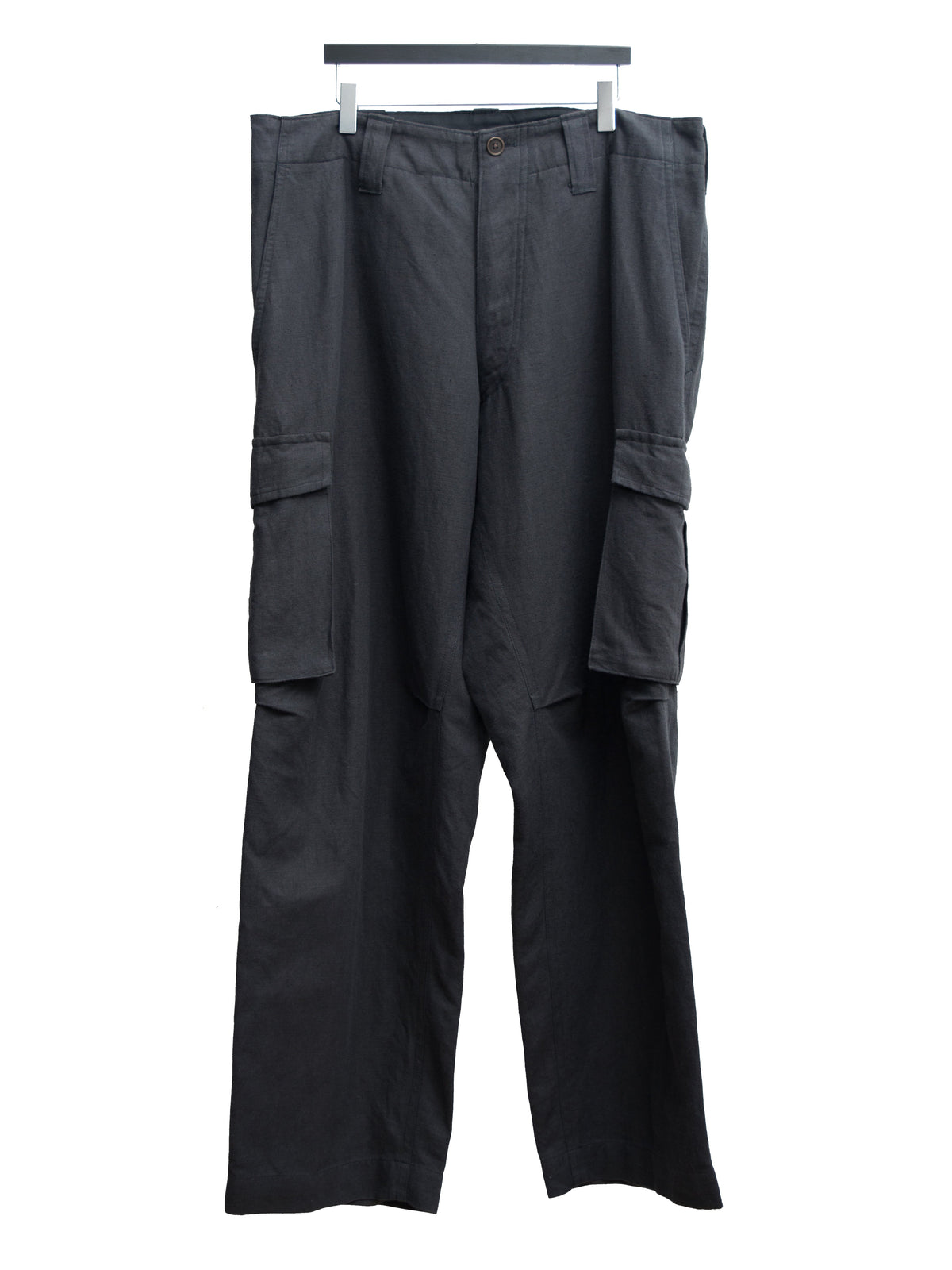 Wide Cargo Pants Dark Grey