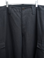 Wide Cargo Pants Dark Grey