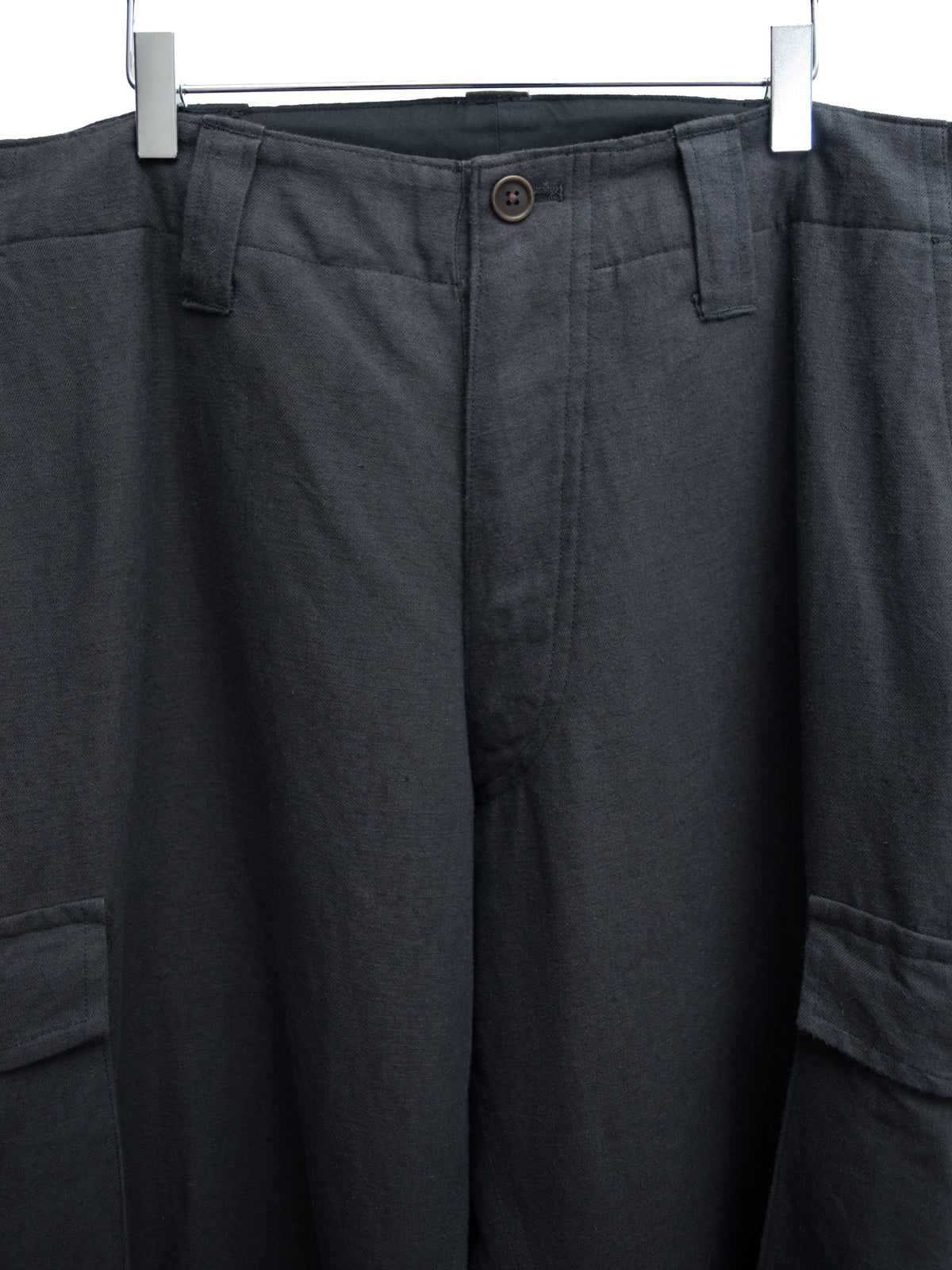 Wide Cargo Pants Dark Grey