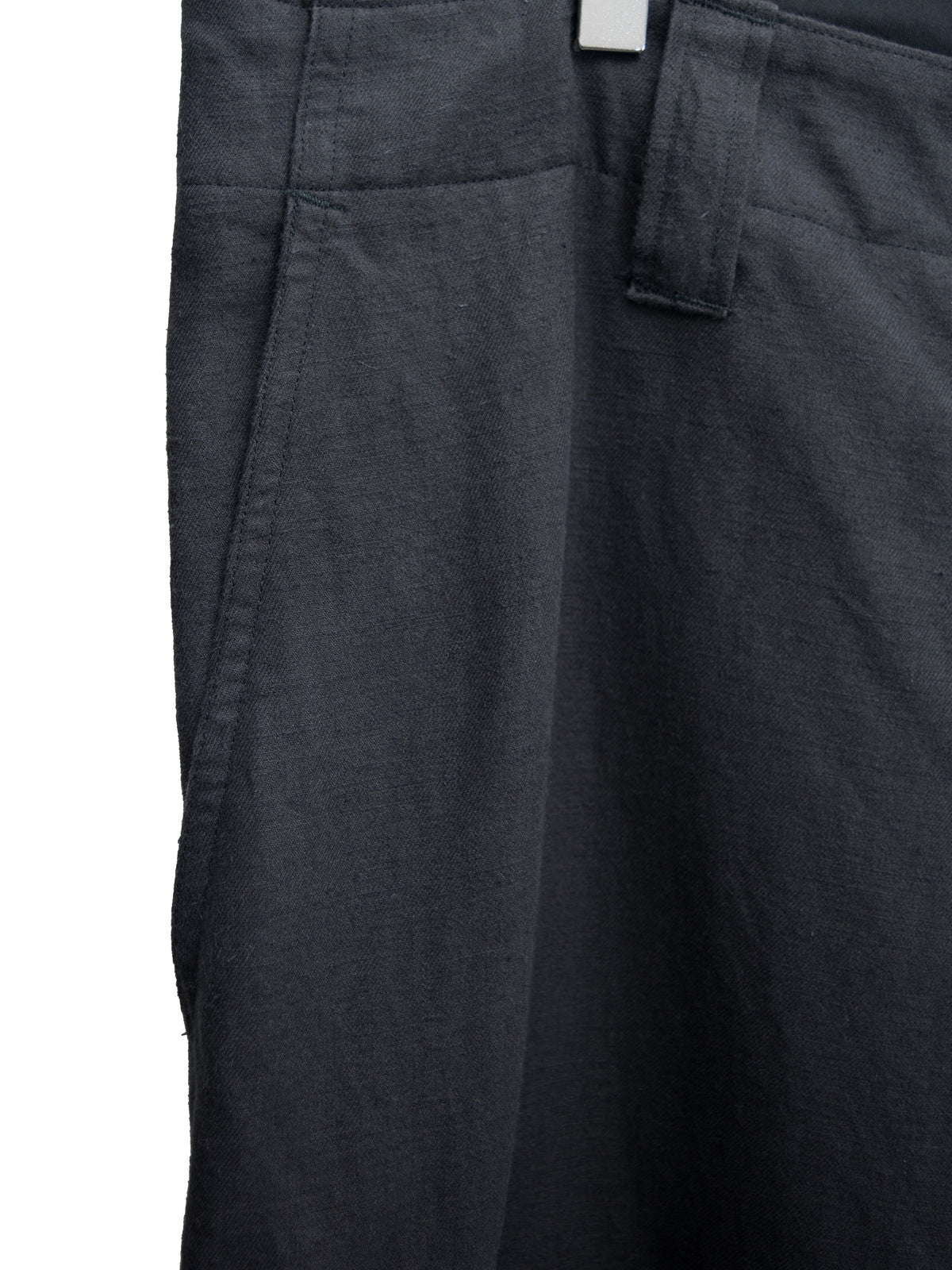 Wide Cargo Pants Dark Grey