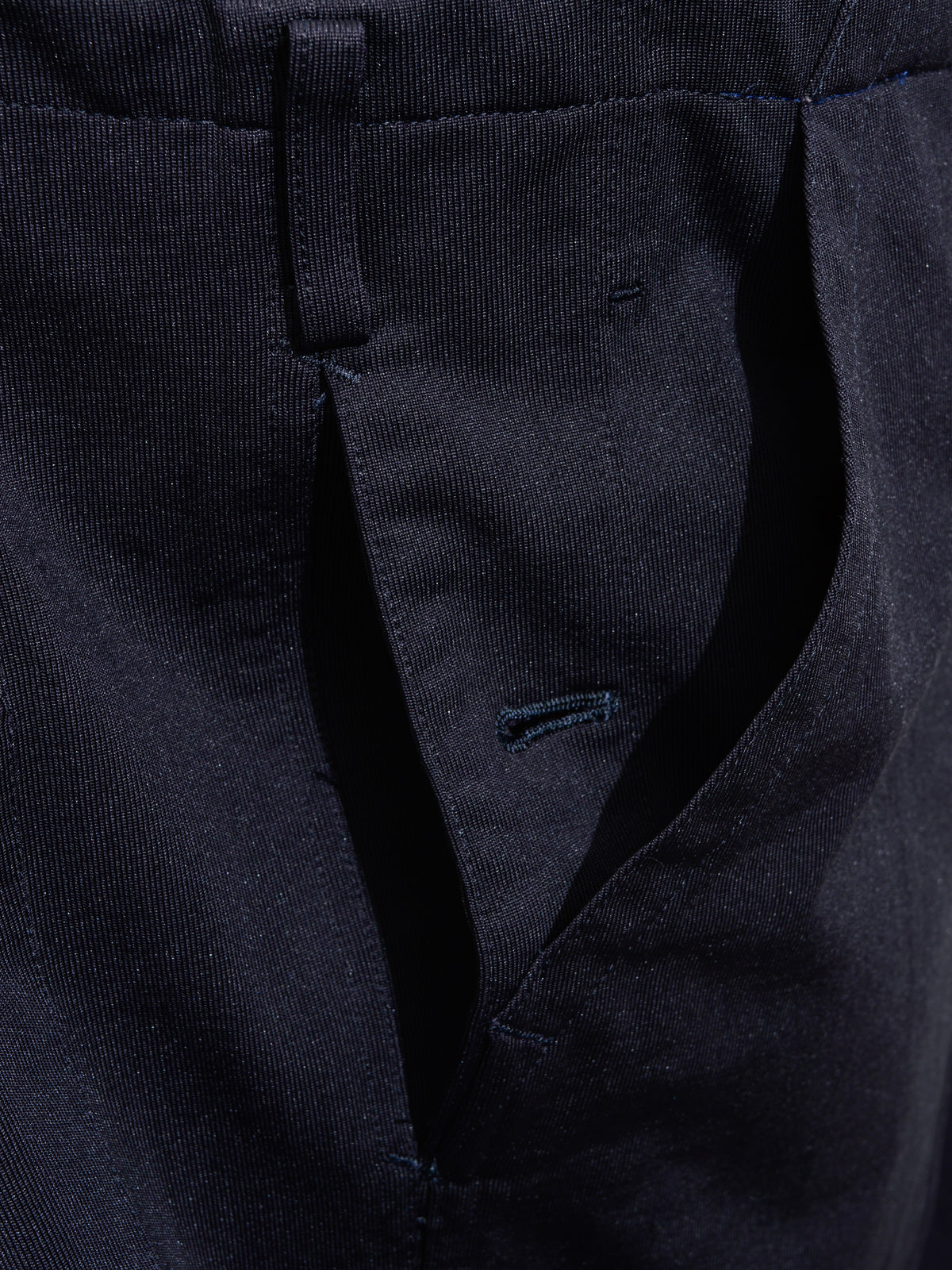 Drawstring Fatigue Pants Navy