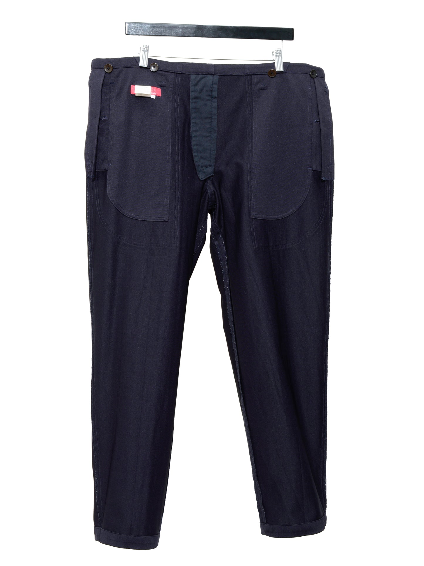 drawstring fatigue pants navy ∙ nylon ∙ medium