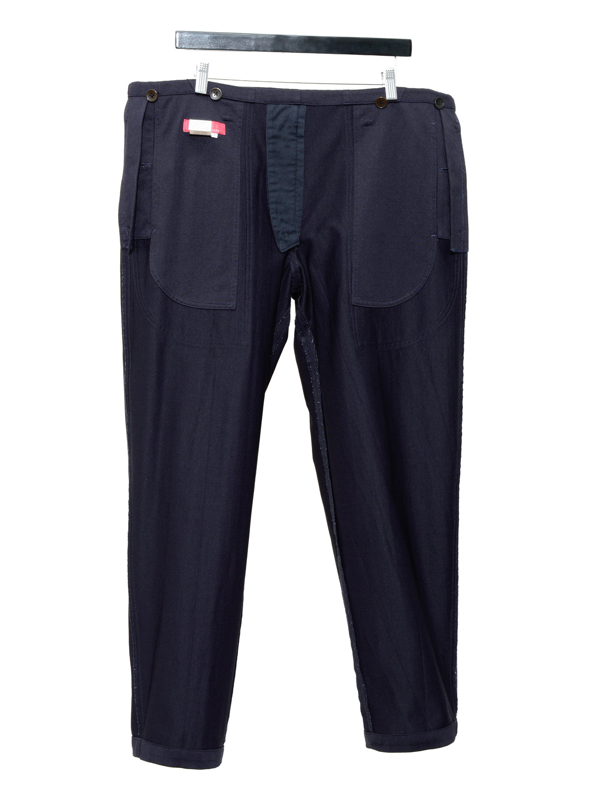 Drawstring Fatigue Pants Navy