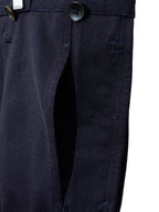 Drawstring Fatigue Pants Navy