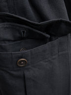 Wide Cargo Pants Dark Grey