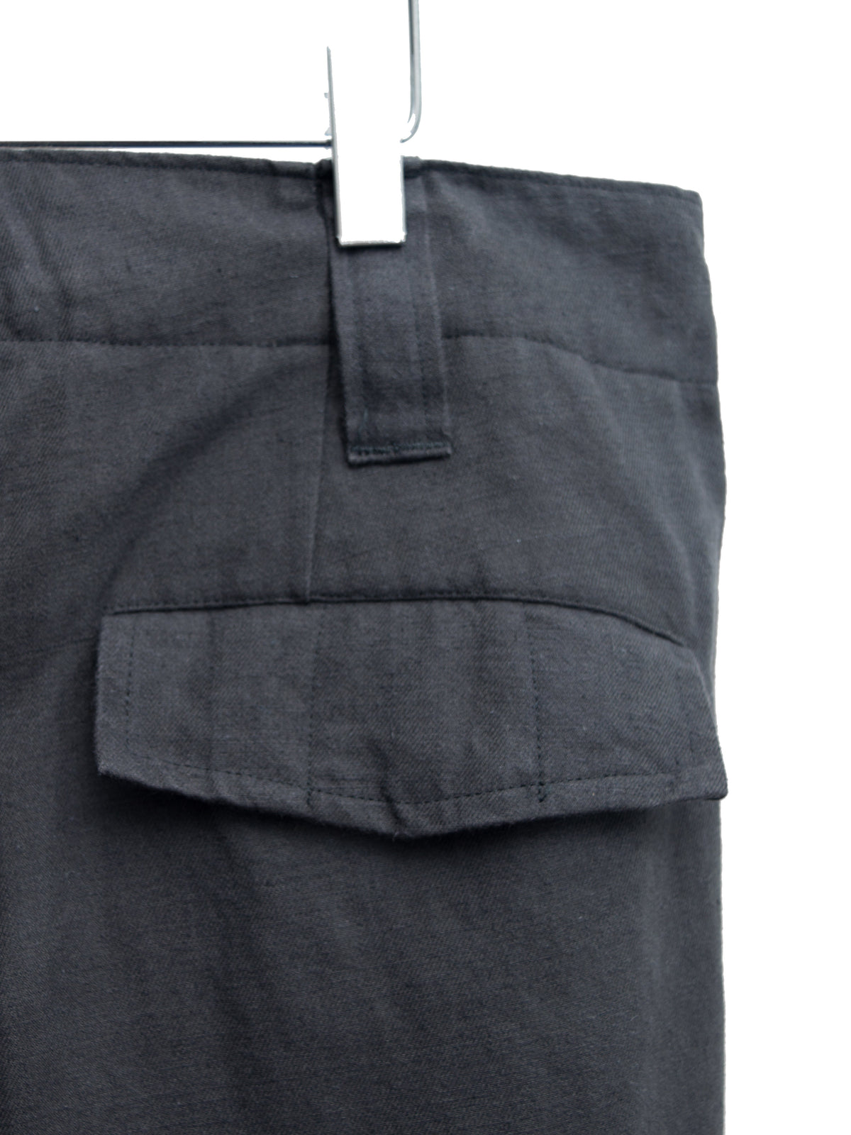 Wide Cargo Pants Dark Grey