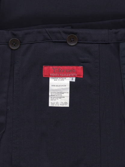 drawstring fatigue pants navy ∙ nylon ∙ medium