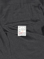 Double Pleat Trousers Grey