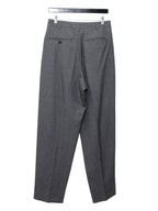 Double Pleat Trousers Grey