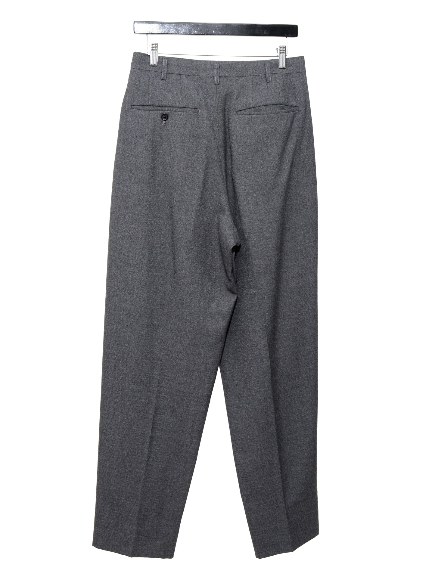 double pleat trousers grey ∙ wool ∙ medium