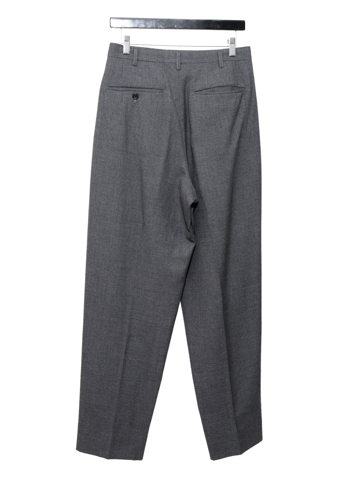 Double Pleat Trousers Grey