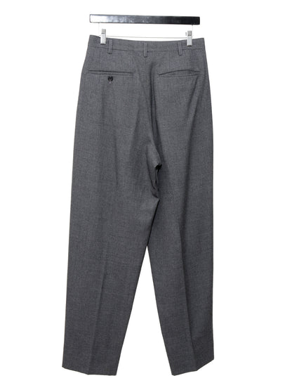 double pleat trousers grey ∙ wool ∙ medium