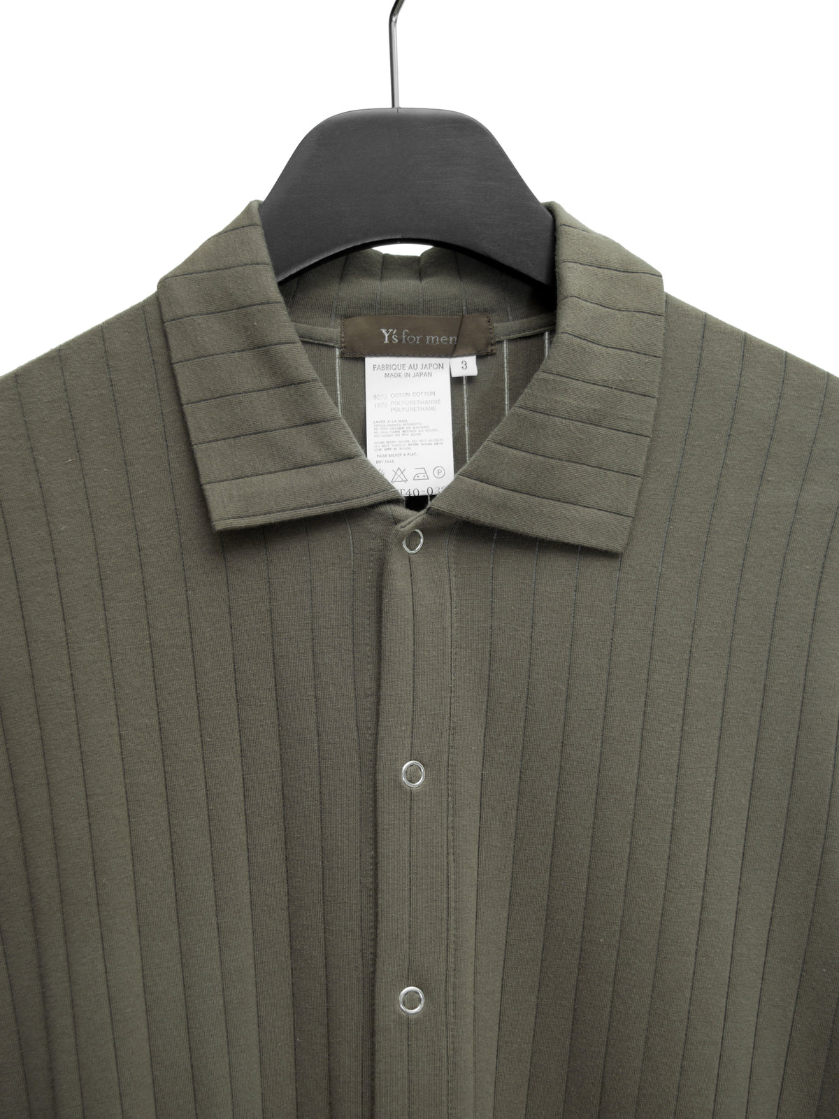 Snap Front Shirt Khaki