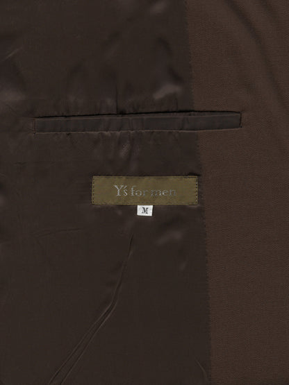 tailored jacket chocolate ∙ wool ∙ medium