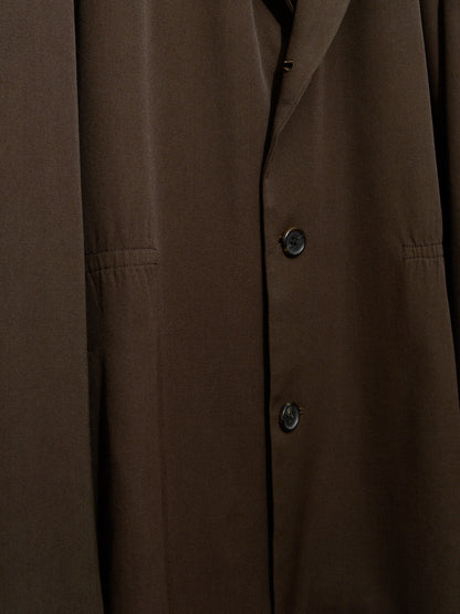 tailored jacket chocolate ∙ wool ∙ medium