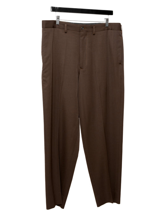 wide trousers chocolate ∙ wool ∙ large