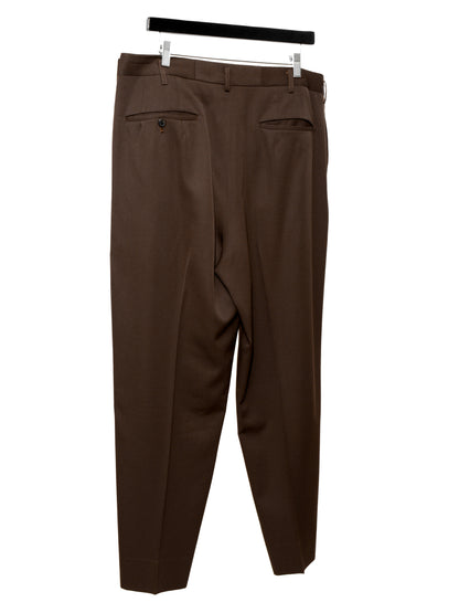 wide trousers chocolate ∙ wool ∙ large