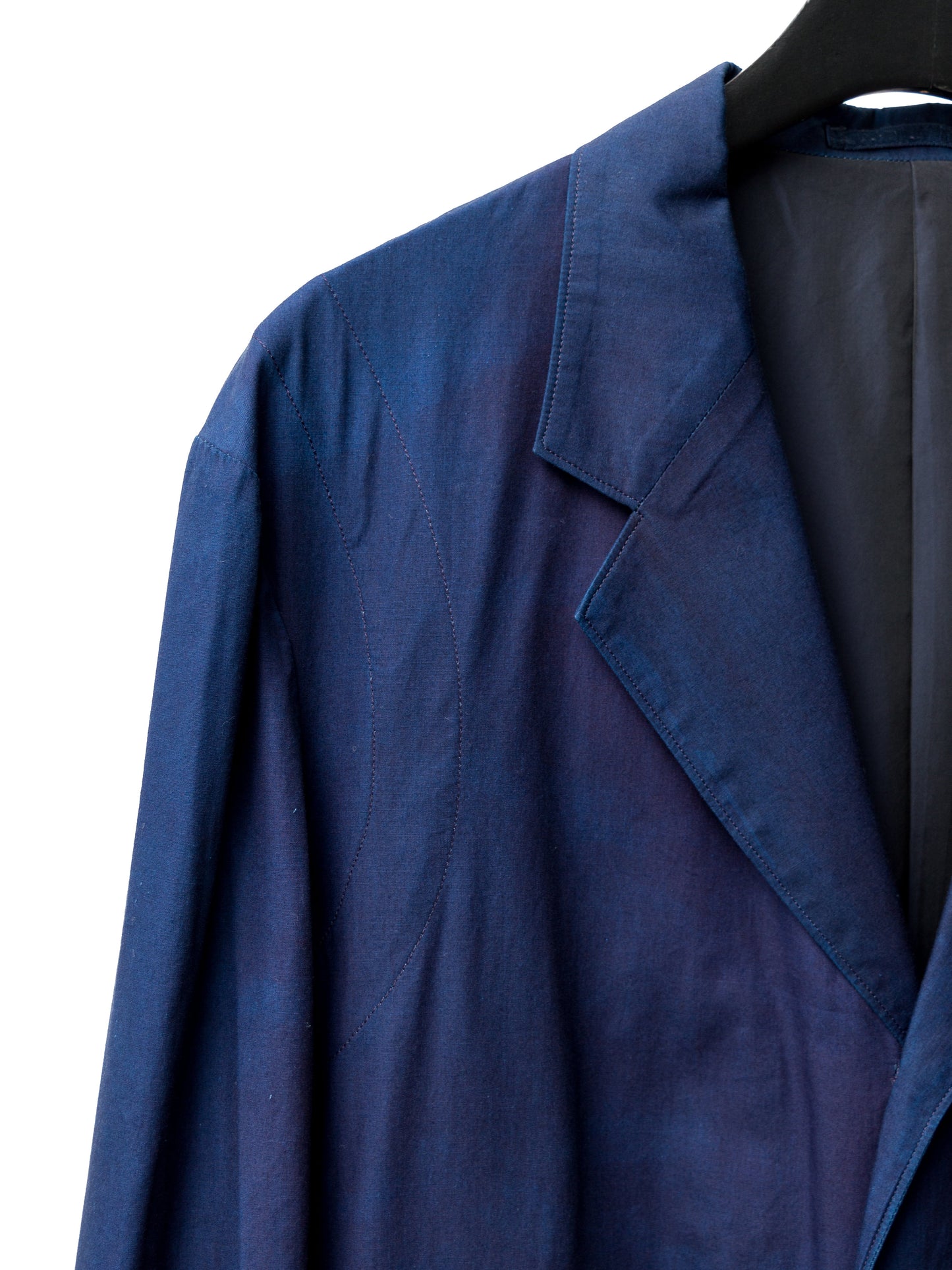 garment dyed tailored jacket indigo ∙ cotton ∙ medium