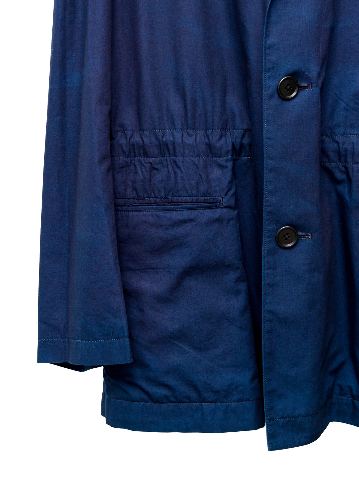 Garment Dyed Tailored Jacket Indigo