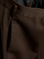 Wide Trousers Chocolate