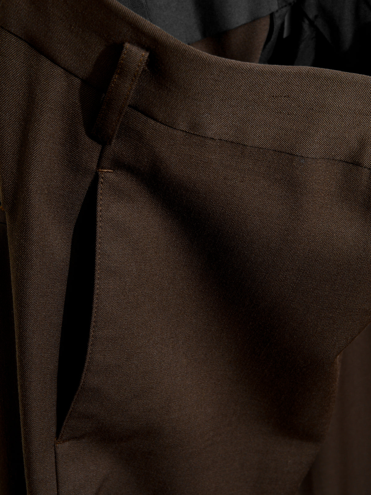 Wide Trousers Chocolate