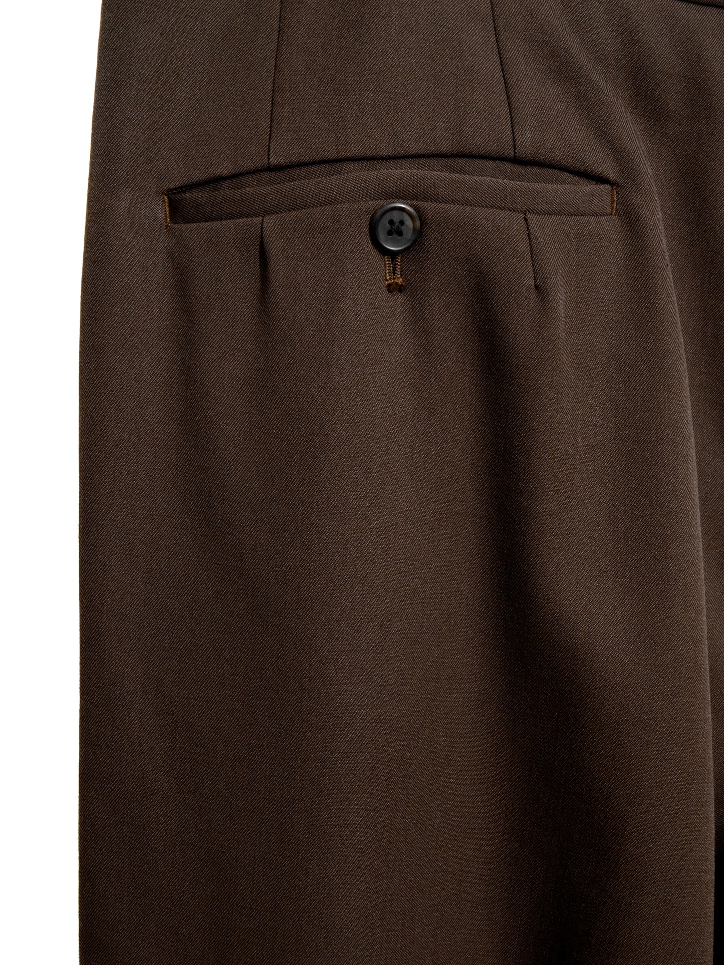 wide trousers chocolate ∙ wool ∙ large