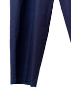 Garment Dyed Double Pleat Trousers Indigo