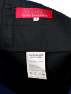 Garment Dyed Double Pleat Trousers Indigo