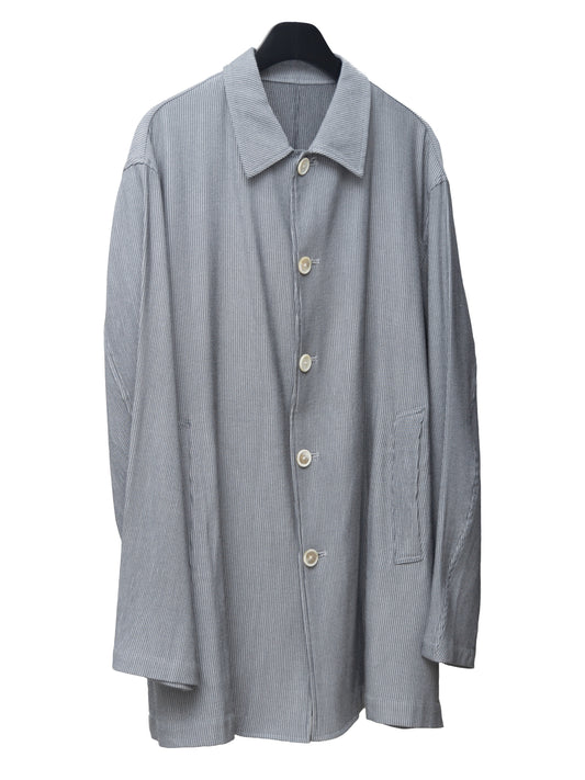 mid length jacket pale grey ∙ rayon poly ∙ large
