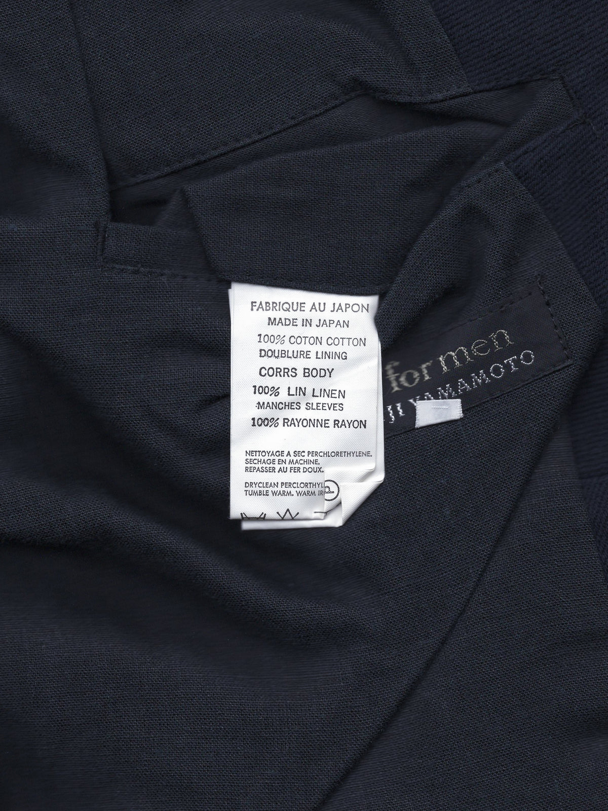 Tailored Jacket Navy Dyed