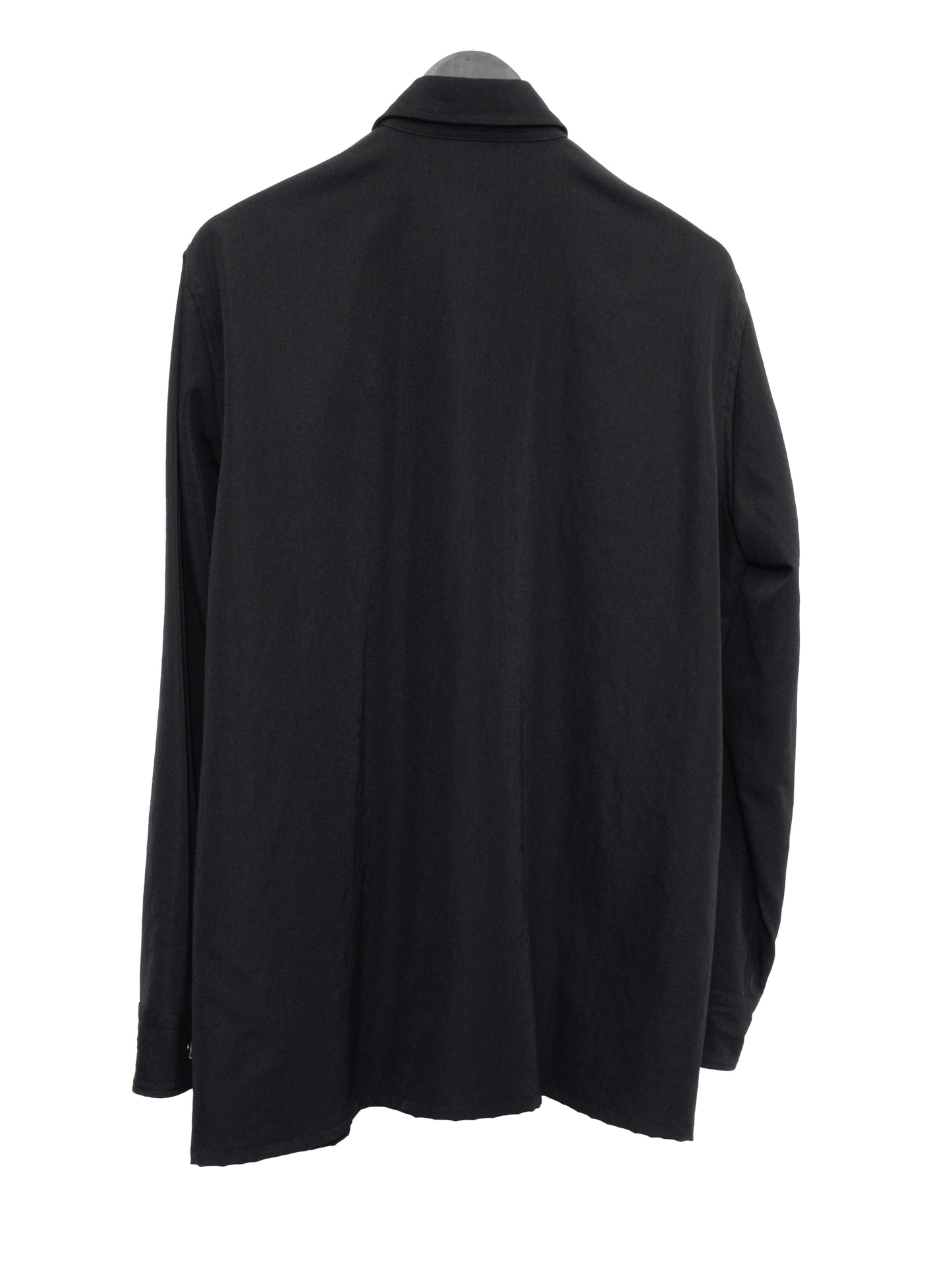 field shirt black ∙ wool ∙ medium