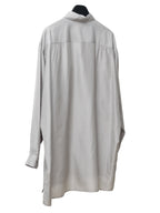 Gathered Seam Shirt Silver