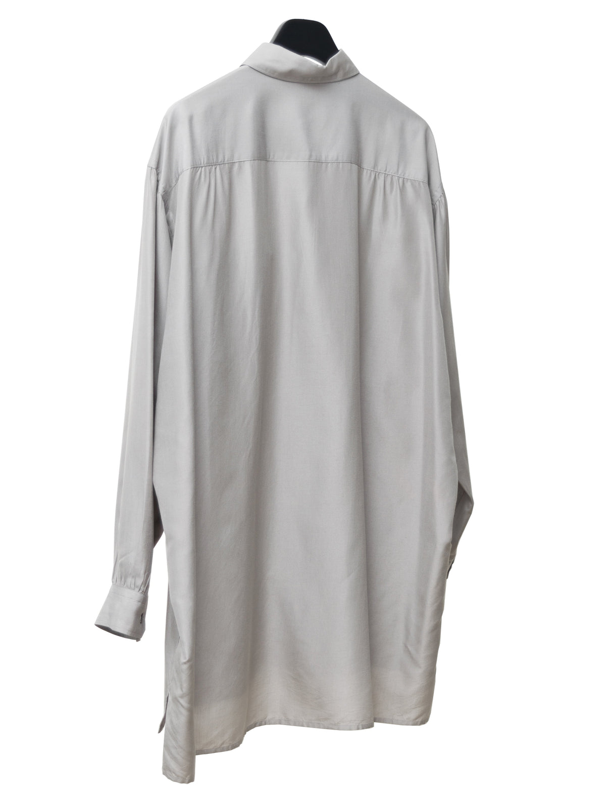 Gathered Seam Shirt Silver