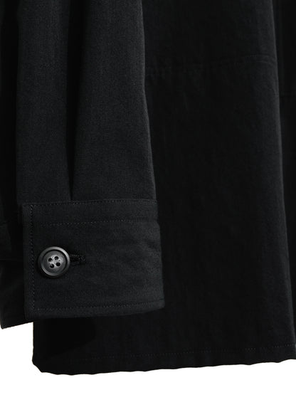 field shirt black ∙ wool ∙ medium