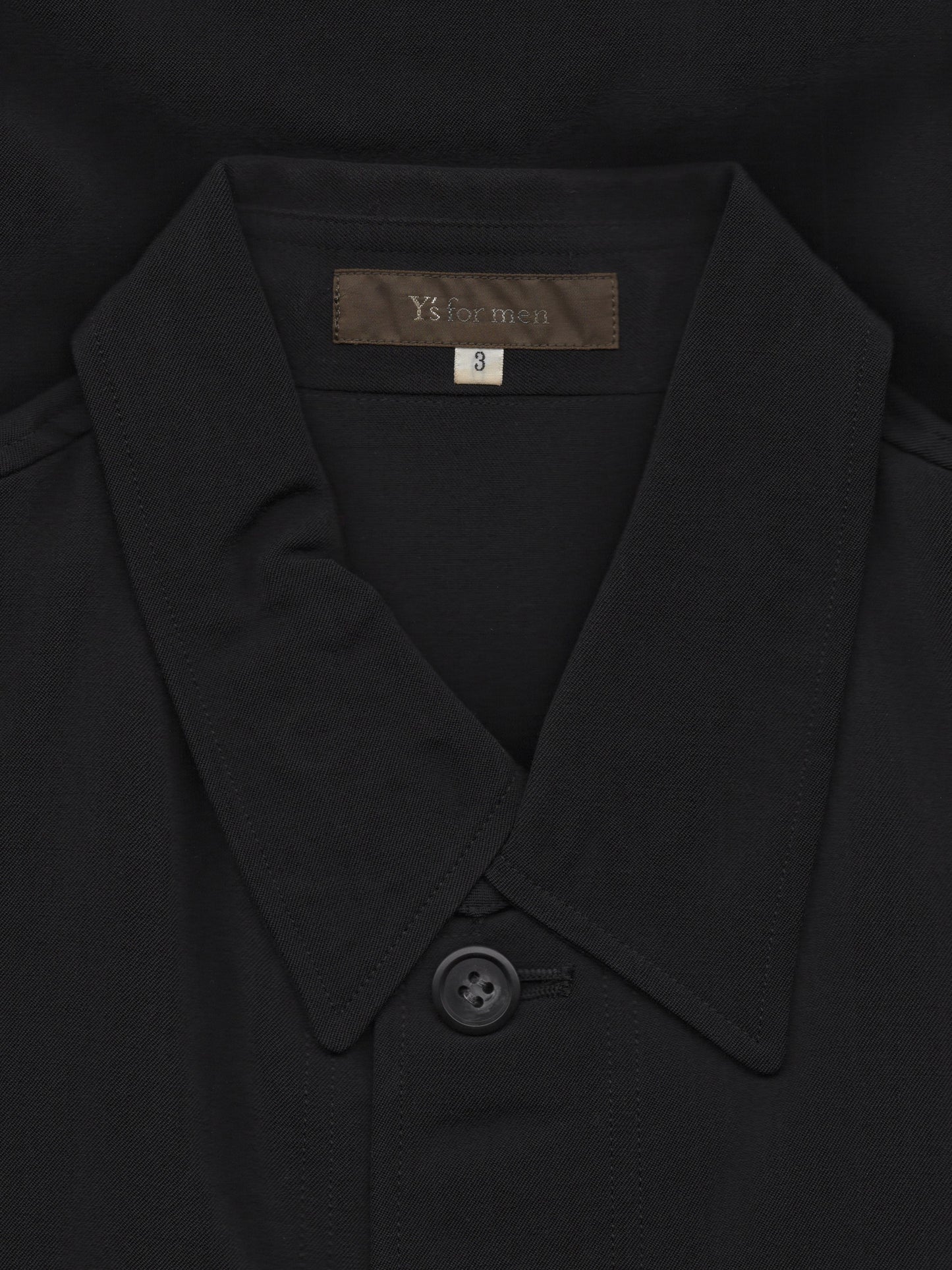 field shirt black ∙ wool ∙ medium