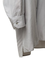 Gathered Seam Shirt Silver