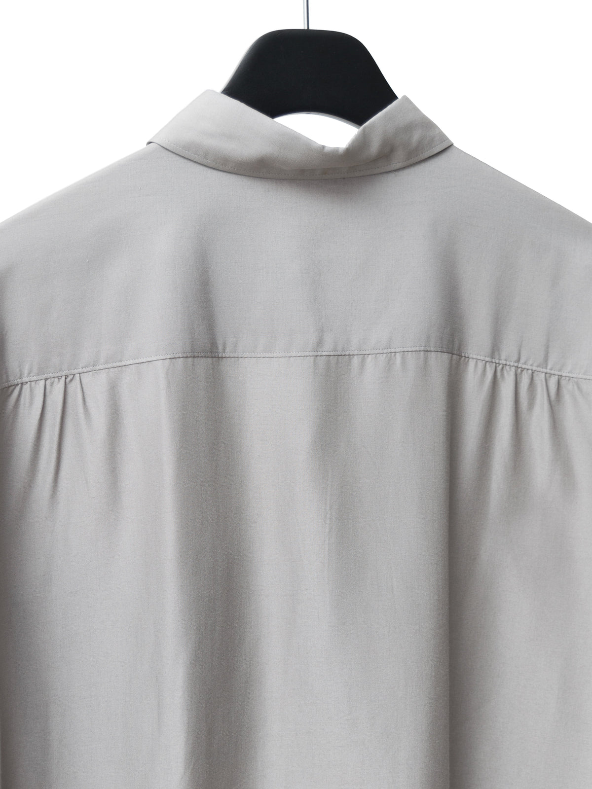 Gathered Seam Shirt Silver