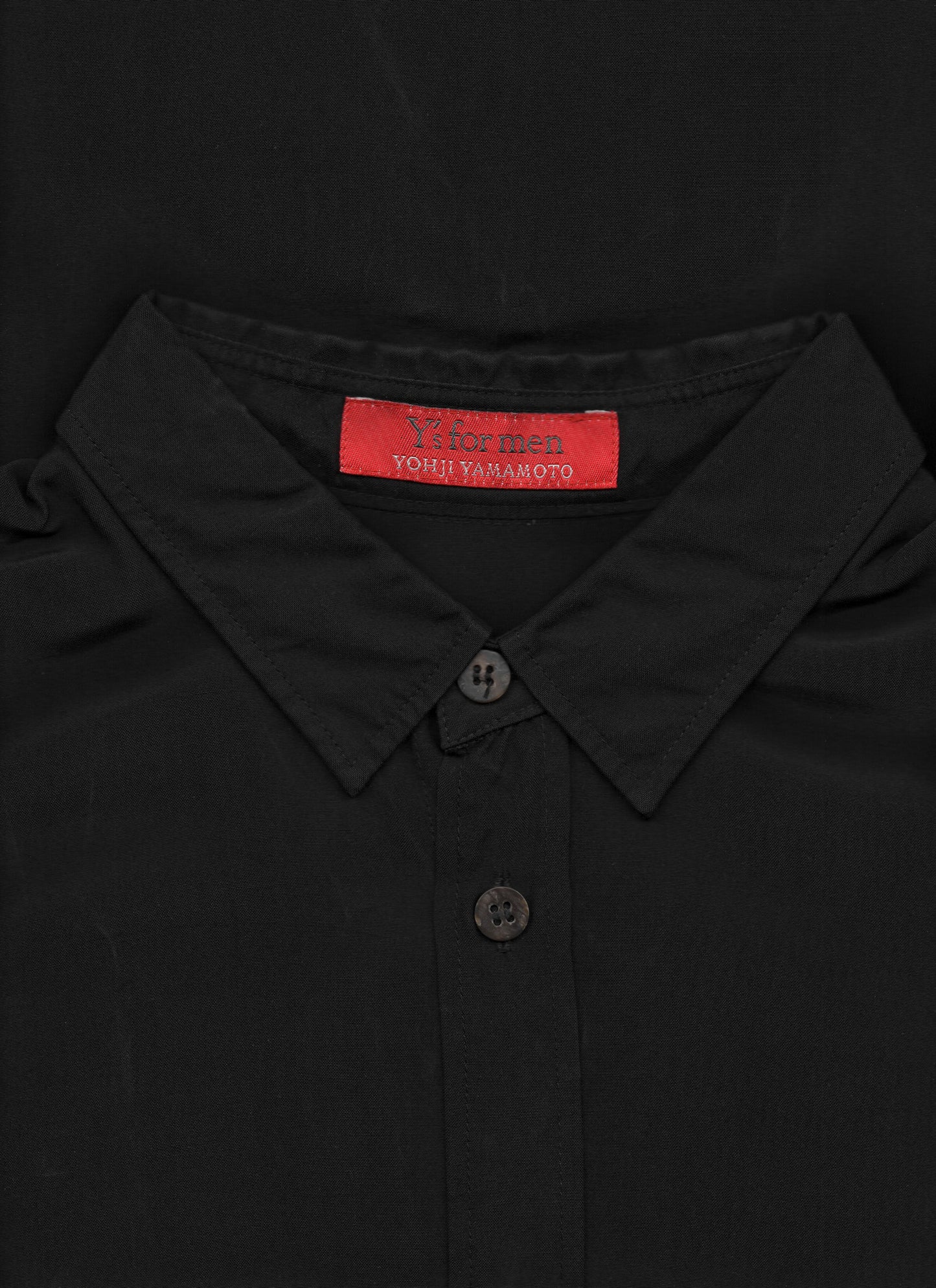 relaxed shirt black ∙ silk ∙ one size